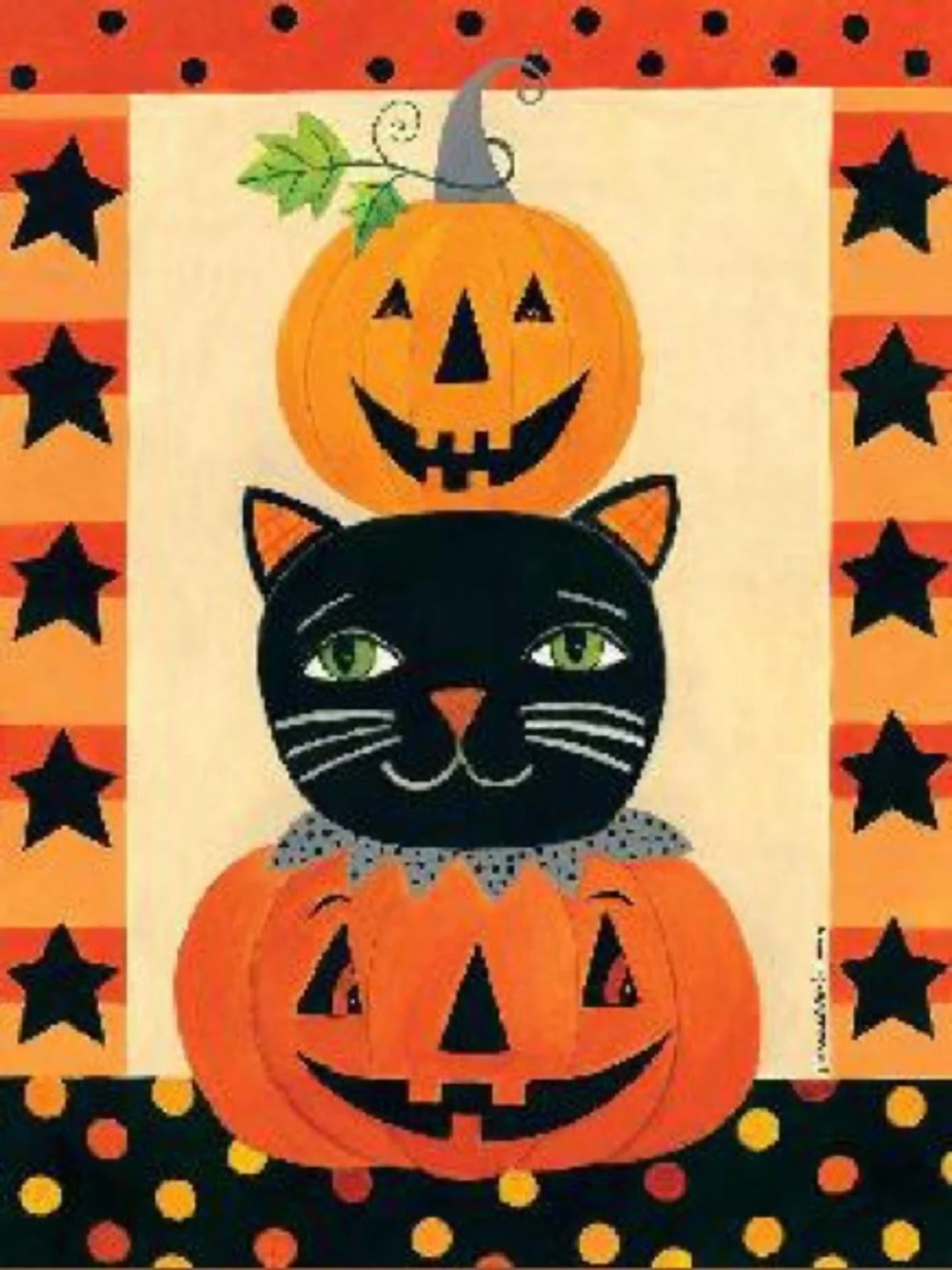 Pumpkin Cat Halloween Throw Blanket 50x60 Fleece Black Cat NWT